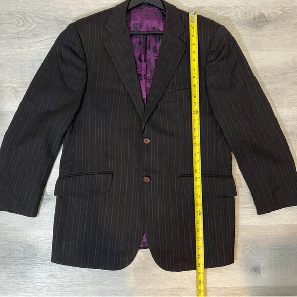 Ted Baker Brown Striped Sport Coat - Picture 14 of 16